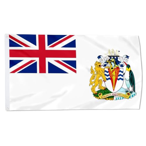 Fyon The British Antarctic Territory (BAT) Flag 8x12inch - 8x12inch