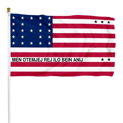 Fyon Bikini Atoll flag Indoor and outdoor banner (8x12inch) - 8x12inch