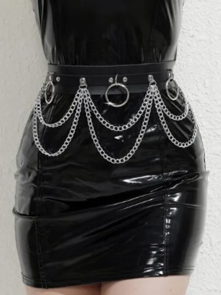 Ring & Chain Decor Belt