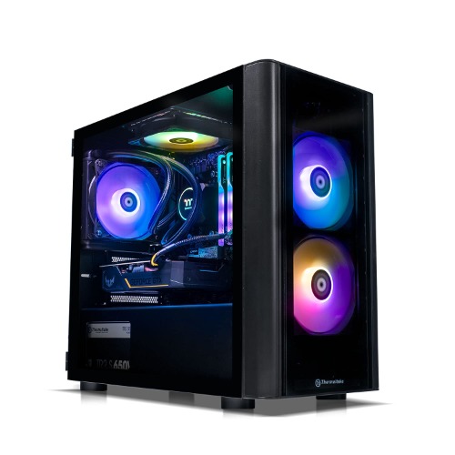 Thermaltake Computer System Genesis PRO V2 - AMD 3600 / GTX 1660 Super / 16GB RGB RAM/AIO/WiFi / V150 ARGB Black,CA-4Z2-00D1WA-01