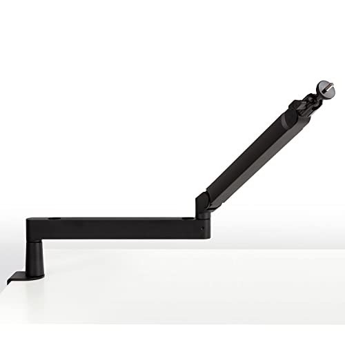 Elgato Wave Mic Arm LP - Premium Low Profile Microphone with Cable Management Channels, Desk Clamp, Versatile Mounting and Fully Adjustable, perfect for Podcast, Streaming, Gaming, Home Office - Black - Low Profile