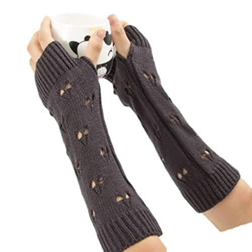 Grunge Gloves Fairy Grunge Accessories Ripped Glove Crochet Glove Grunge Clothes Fairy Grunge Aesthetic - Dark Grey