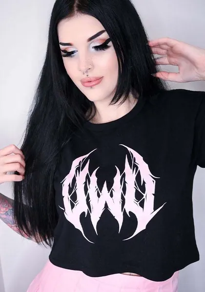 UWU Metal | CROP TEE - SMALL
