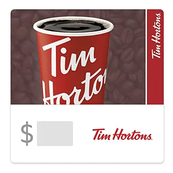 
                            Tim Hortons Gift Card - Email Delivery
                        