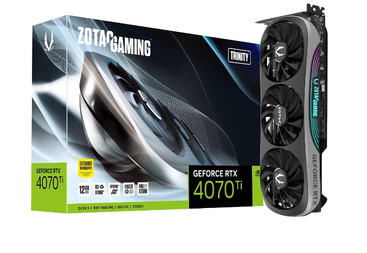 	Zotac GAMING Trinity OC GeForce RTX 4070 Ti 12 GB Video Card