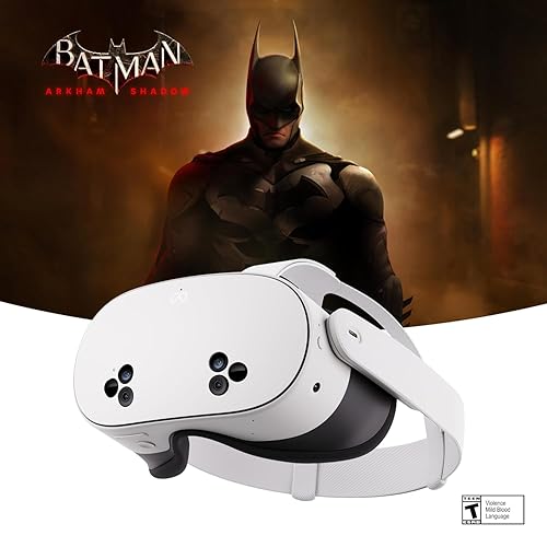 Meta Quest 3S 128GB — Get Batman: Arkham Shadow and a 3-Month Trial of Meta Quest+ Included — All-in-One Headset - 128GB - Headset + Controllers