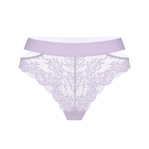 Wild Lace Cheeky Panty Lilac Hint - S / Lilac Hint