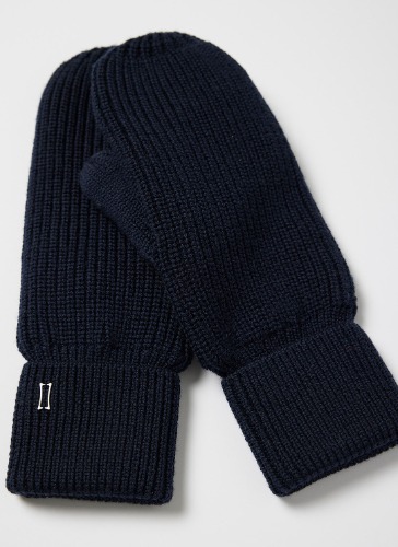 Softest Merino Wool Mittens - Dark Navy / OS
