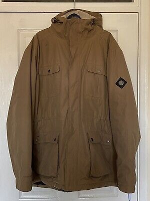 Mens Regatta Thick Winter Hooded Coat Jacket Brown | eBay