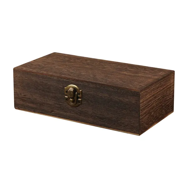 Handmade Wooden Box with Buckle Wooden Jewellery Box Keepsake Premium Fleece Interior Jewelry Box Storage Box for Crystals Earrings, Rings