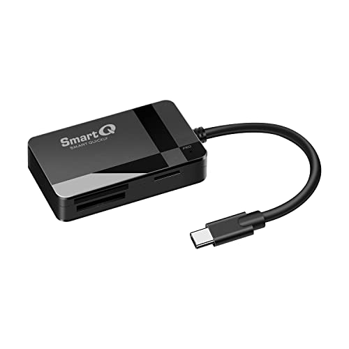 C368 USB 3.0 SD Card Reader, Plug N Play, Apple and Windows compatible, Powered by USB, Supports CF/SD/SDHC/SCXC/MMC/MMC Micro/RS MMC/Mini SD/Micro SD/MS Duo/MS Pro/MS Pro (Pro Duo C, Black) - Pro Duo C