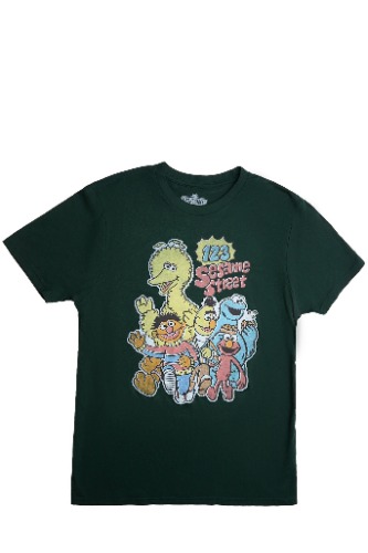 123 Sesame Street Graphic Tee | Hunter Green / S/P