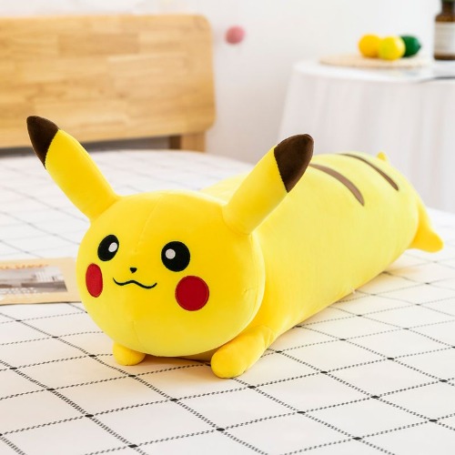 Extended Pikachu Plush Bolster - Smiley / 24" / 60 cm