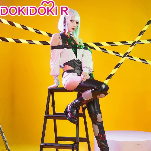 【Costume Ready For Ship】【Size S-3XL】DokiDoki-R Anime Cyberpunk: Edgerunners Cosplay Lucyna Kushinada Costume Lucy | Costume-S