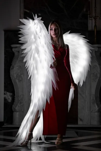 Weiße Engelsflügel Kostüm für Fotoshooting Victoria Secret Wings Cosplay