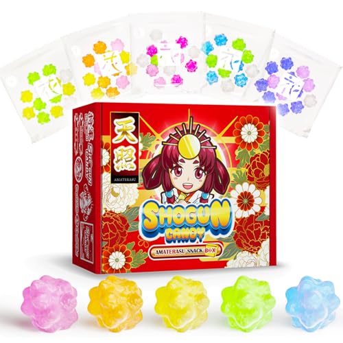 SHOGUN CANDY, Japanese Snack Box, Kawaii Japanese Snacks and Candy, Amaterasu (Konpeito, 100, Count) - Konpeito - 100