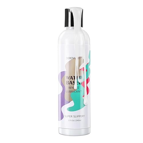 Cum lube, Supper Slippery Sex Lube Water-Based Personal White Lubricant with Hyaluronic Acid, Creamy White Lube Unscented for Sensitive Skin, Women & Men & Couples
