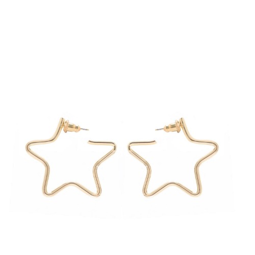 Small Full Star Earrings - GOLD
