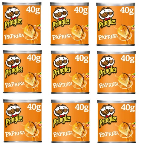 PRINGLES SMALL CLASSIC PAPRIKA 40G X 12 CONFEZIONI