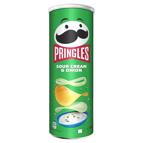 Pringles Chips di Patate Sour Cream e Onion, 175g