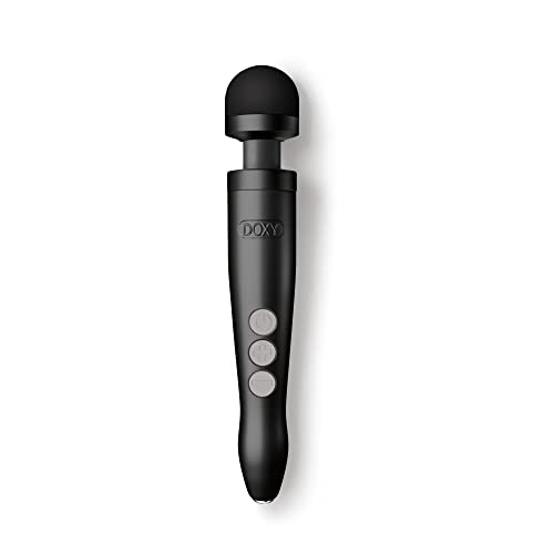 Premium Doxy Die Cast 3R Magic Wand Vibrator for Women ; Black Magic Wand Massager for Women - Black