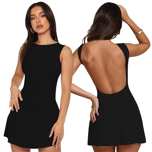 Women's Backless Dress