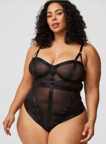 Torrid Strappy Bondage Bodysuit