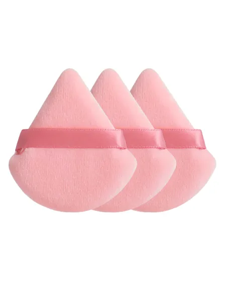 Paquete De 3 Esponjas De Maquillaje Con Forma Triangular, Esponjas De Maquillaje De Terciopelo Ultrasuaves Para Base Suelta O Rubor Y Cosmética, Especialmente Diseñadas Para Contorno, Áreas De Ojos Y Esquinas, Esponjas De Maquillaje Para Mezclar Bases Para Licuadora De Belleza, Adecuadas Para Todo Tipo De Piel Black Friday