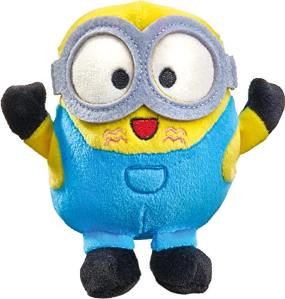 Schmidt Spiele 42725 Despicable Minions Cheeky Bob Plush Toy 14cm, Multicoloured