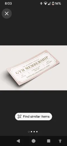 GYM "Gift Card"