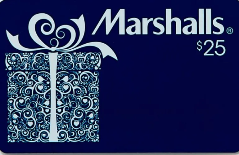 Marshalls gift card $100