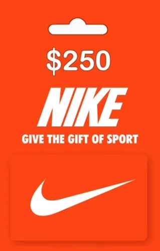 Nike Gift Card $250