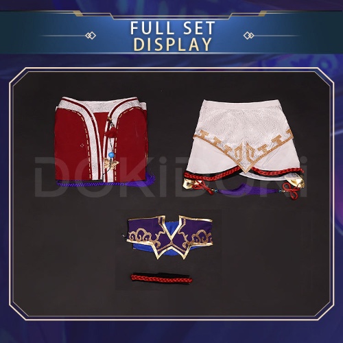 【Size XS-2XL】DokiDoki-R Game Cosplay Costume Red Dress Fox | M Costume Only-PRESALE