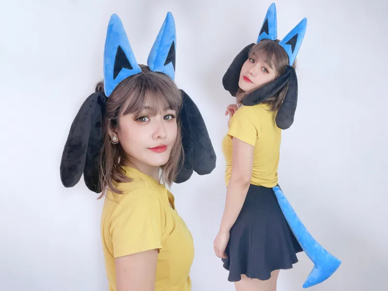 Lucario ears and tail for cosplay / costume / convention