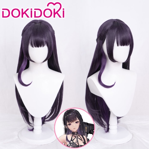 【Ready For Ship】DokiDoki Game GODDESS OF VICTORY: NIKKE Cosplay Mihara Wig Long Purple | Mihara