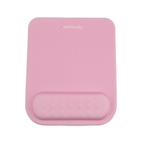 Cloud-Like Comfort Mouse Pad with Wrist Support - Blush Pink