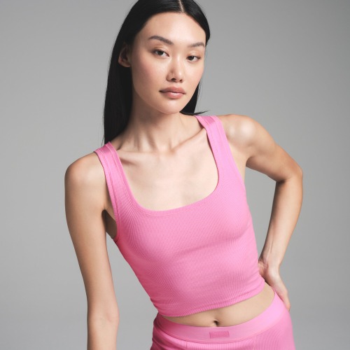 COTTON RIB TANK 3-PACK | SUGAR PINK MULTI | XS