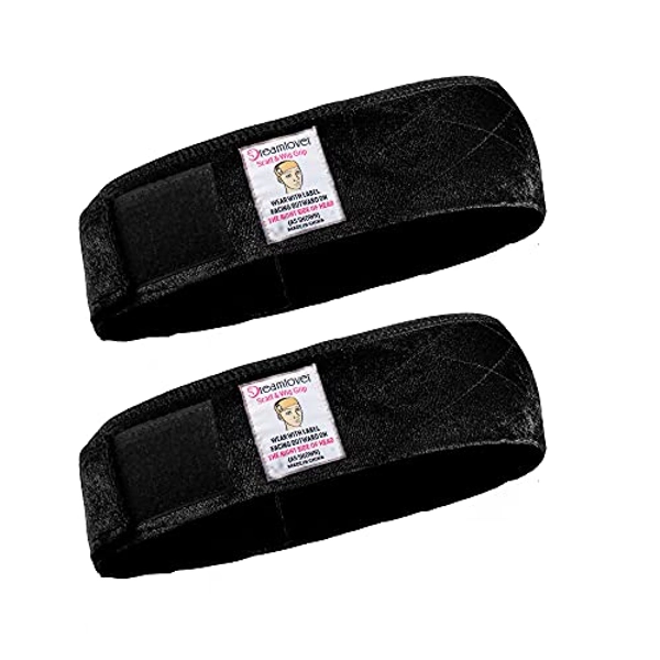 Dreamlover Wig Grip Band, Wig Bands for Keeping Wigs in Place, Wig Grip Headband, Black, female, 2 Pieces