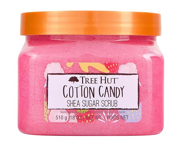 Tree Hut Cotton Candy Shea Sugar Scrub, 510 Grams - Cotton Candy
