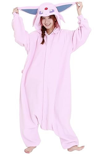 SAZAC Kigurumi - Pokemon - Espeon - Onesie Jumpsuit Halloween Costume - One Size
