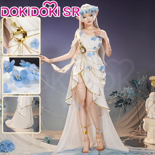 DokiDoki-SR Anime Frieren: Beyond Journey's End Cosplay Frieren Costume Oracle Doujin Dress | S-Order Processing Time Refer to Description Page