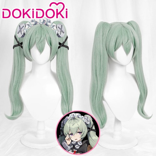 DokiDoki Game Zenless Zone Zero Cosplay Corin Cosplay Wig Long Light Green | Corin-PRESALE