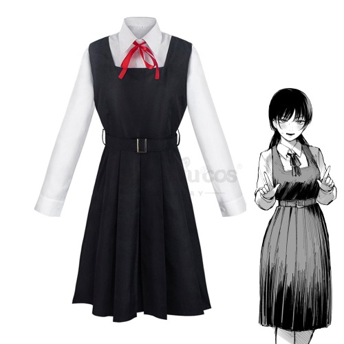 【In Stock】Anime Chainsaw Man Cosplay Mitaka Asa Cosplay Costume - XL