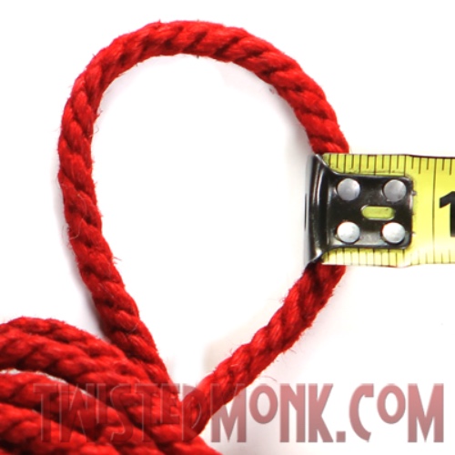 Crimson Hemp Rope | 6mm / 40ft