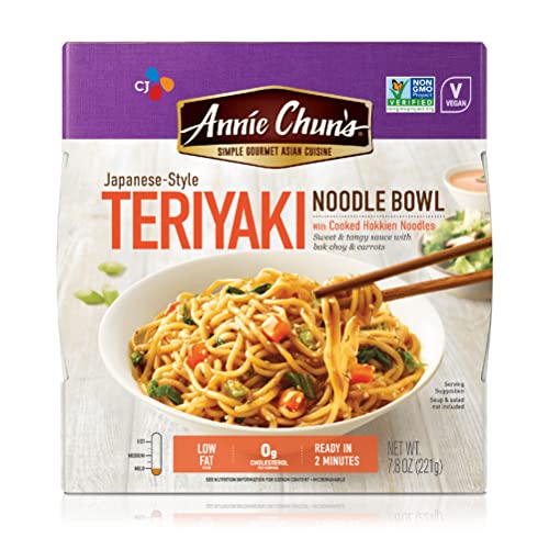 Annie Chun's Noodle Bowl, Japanese-Style Teriyaki, Non GMO, Vegan, 7.8 Oz (Pack of 6) - Teriyaki
