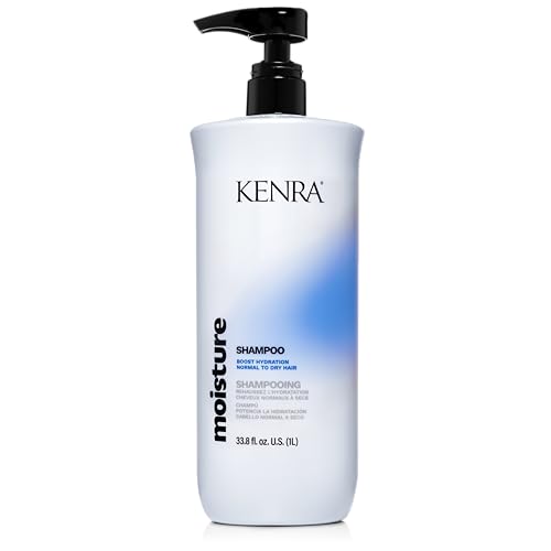 Kenra Moisture Shampoo | Boost Hydration | Improve Manageability and Shine | Nourish Dry Hair | Color Safe | Efforless Detangling | Normal to Dry Hair - Shampoo - 33.8 Fl Oz (Pack of 1)