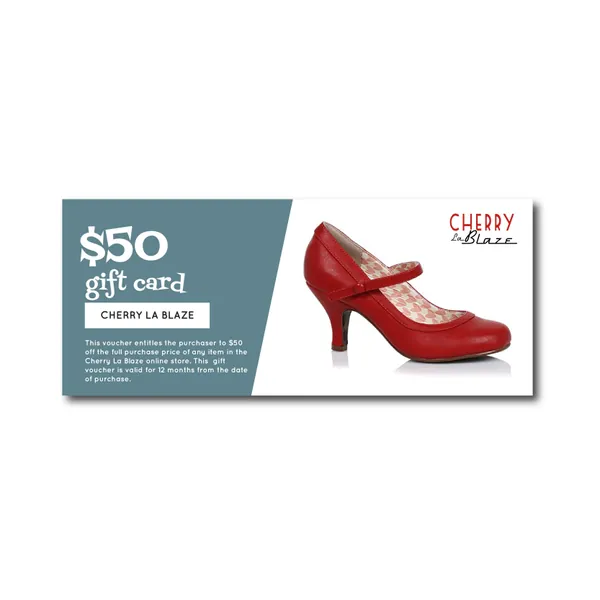 Cherry La Blaze Online Store $50.00 Gift Card | Default Title