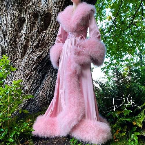 Blush "Dominique" Dressing Gown PRE-ORDER