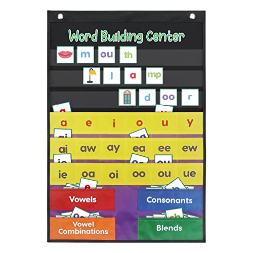 Boczif Word Building Center Pocket Chart 