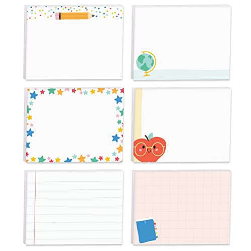Cute Teacher Icons Sticky Note Pads 